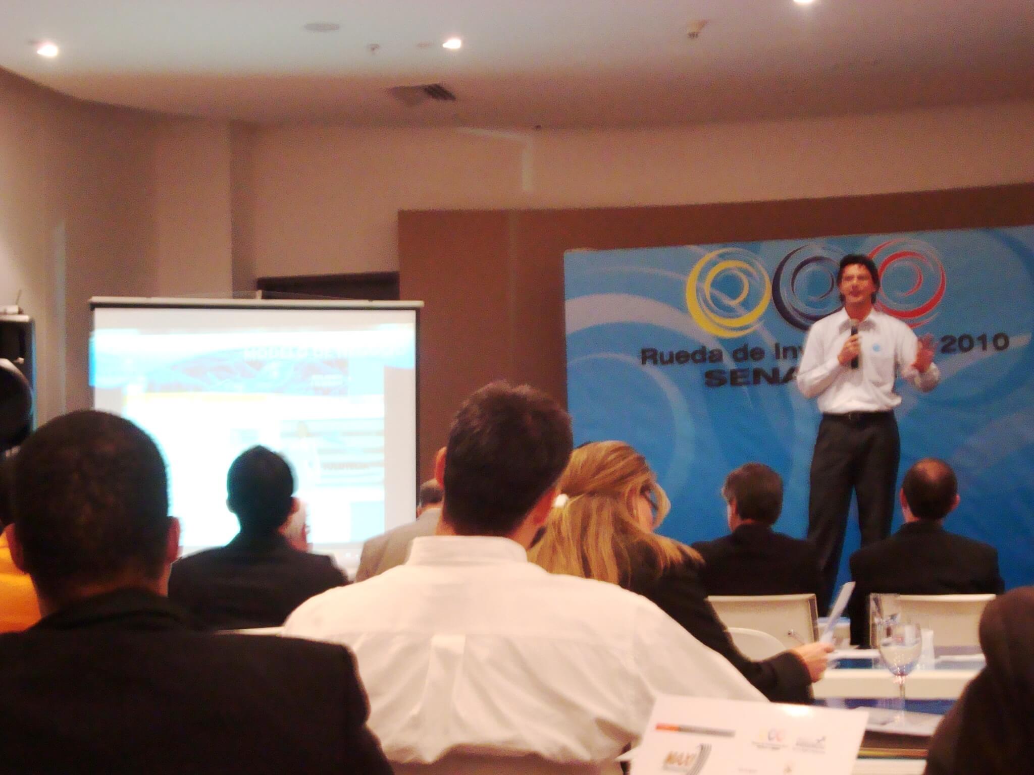 SOLUTECIA en una rueda de inversionistas, Medellín, 2010