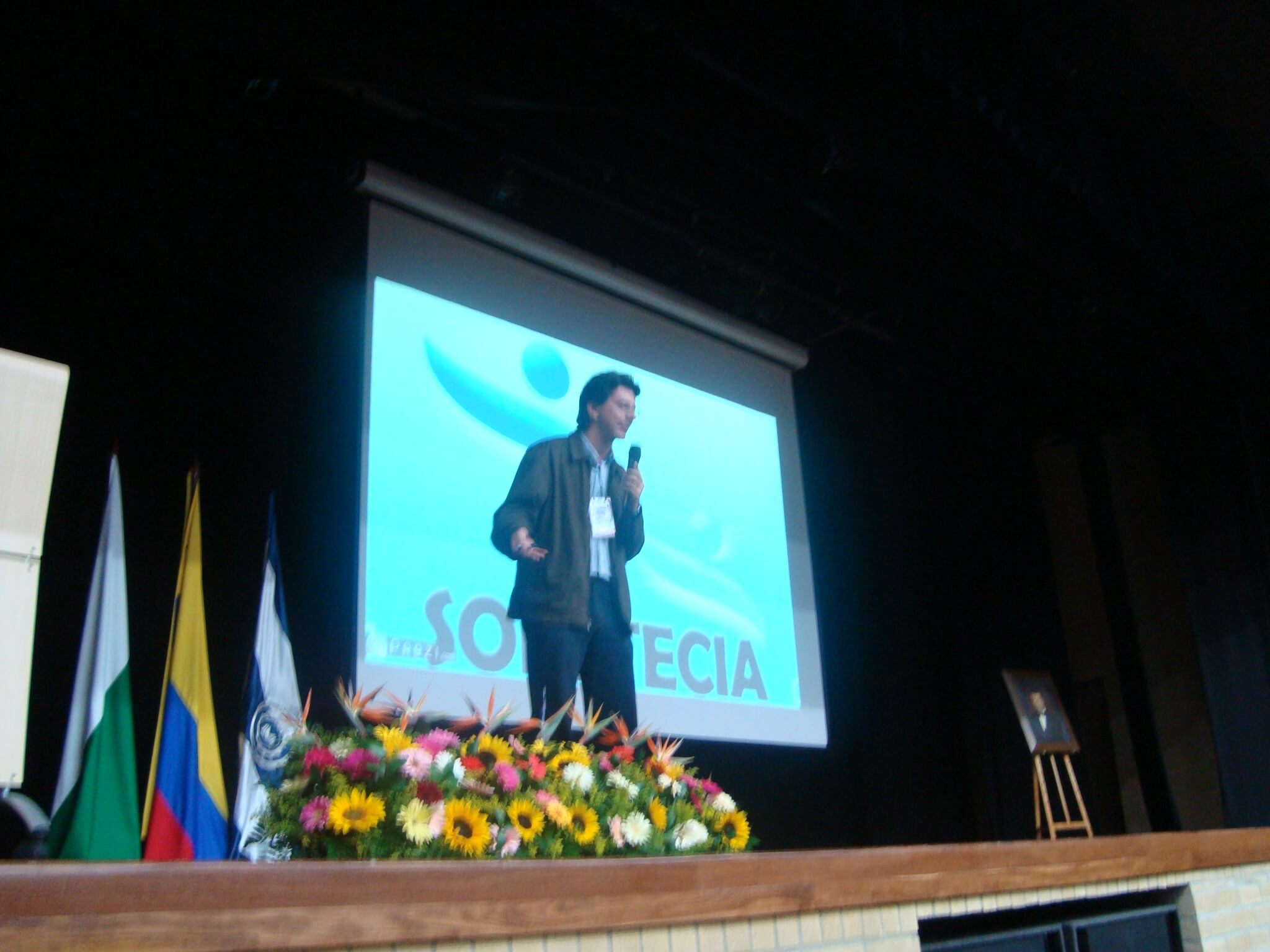 Conferencia de SOLUTECIA en el Pascual Bravo, Medellín, 2009